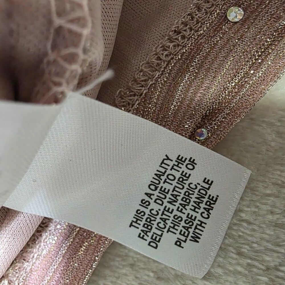 Lulus Flirty Vibes Bodycon Mini Dress Small Pink Shimmer Sequin Straps New w/Tag - Picture 9 of 14